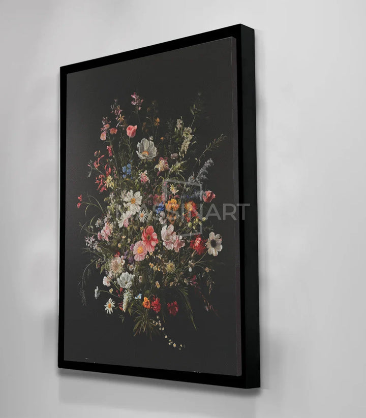 Cuadro Wild Flowers detalle de pétalos y texturas florales — Massinart