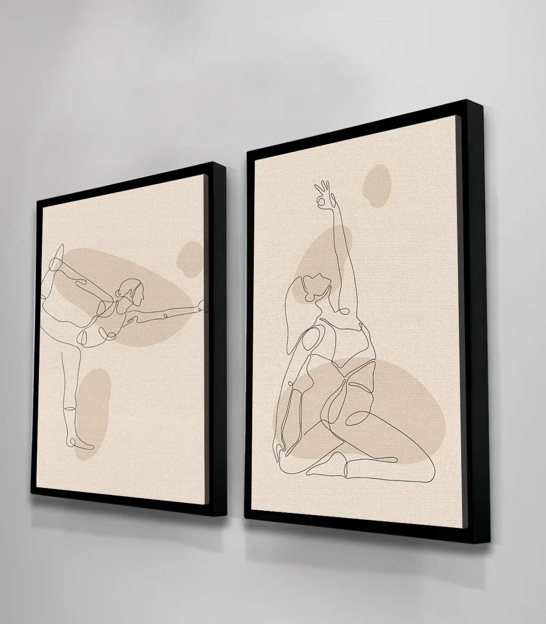 Cuadro Boho Balance detalle trazo continuo minimalista Massinart