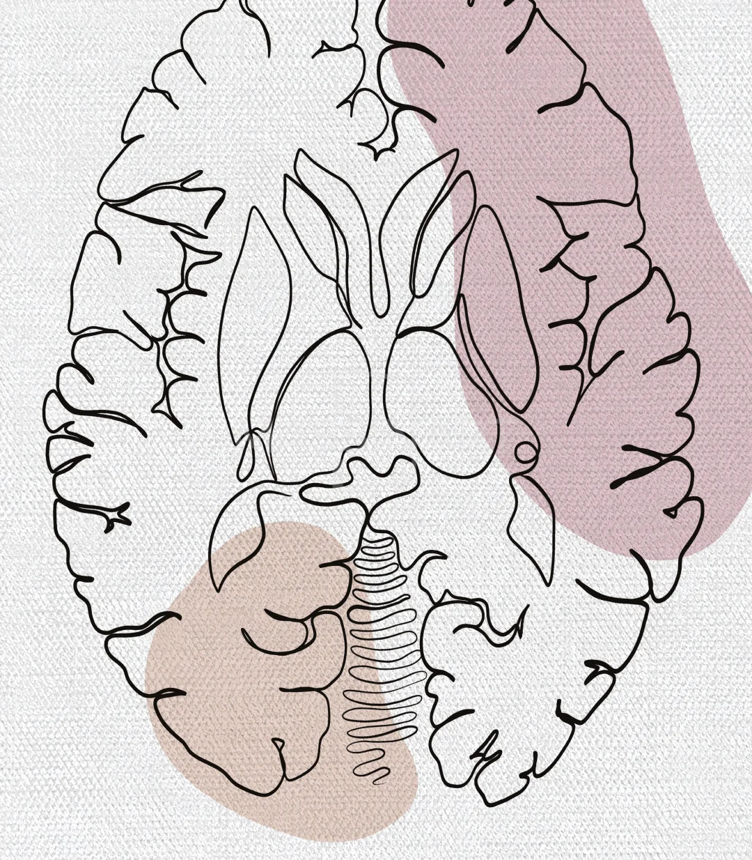 Cuadro Neural Network escena de oficina Massinart — arte neurológico decorativo
