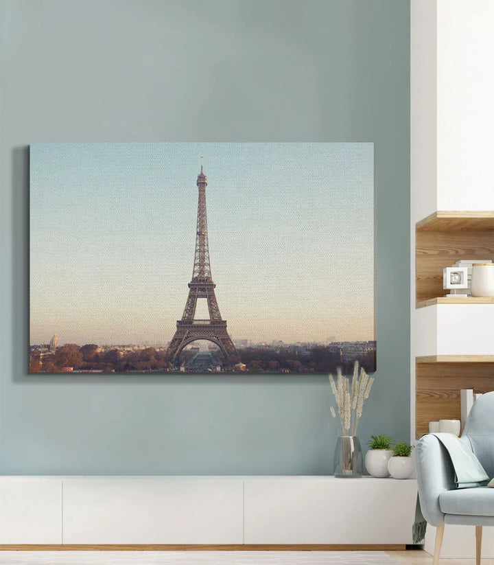 Cuadro Torre Eiffel ambiente despacho decoración mural Massinart