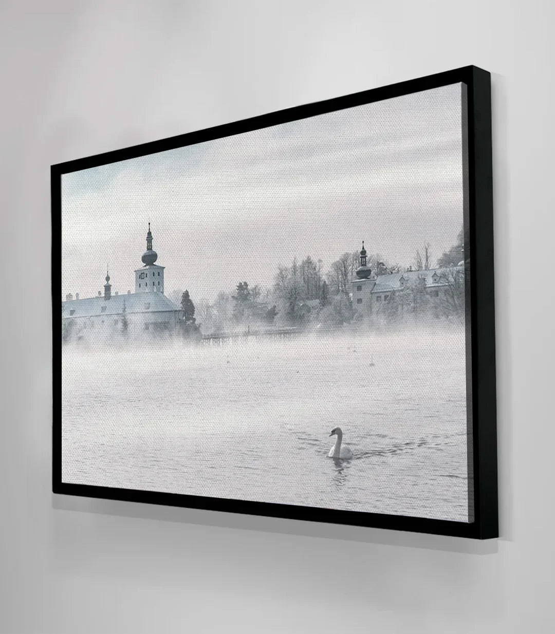 Cuadro Winter Landscape paisaje invernal nevado decoración Massinart