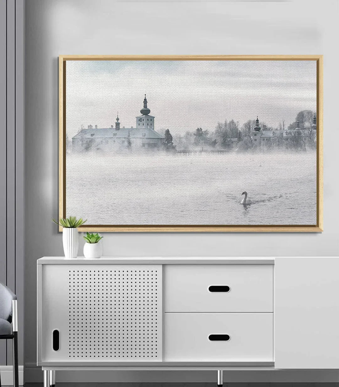 Cuadro Winter Landscape decoración interior escritorio Massinart