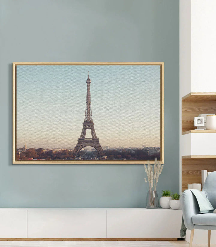 Cuadro Torre Eiffel decoración interior dormitorio Massinart