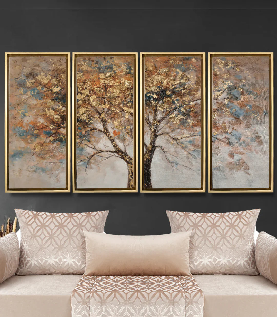 Cuadro Tree of Life en salón moderno decoración pared Massinart