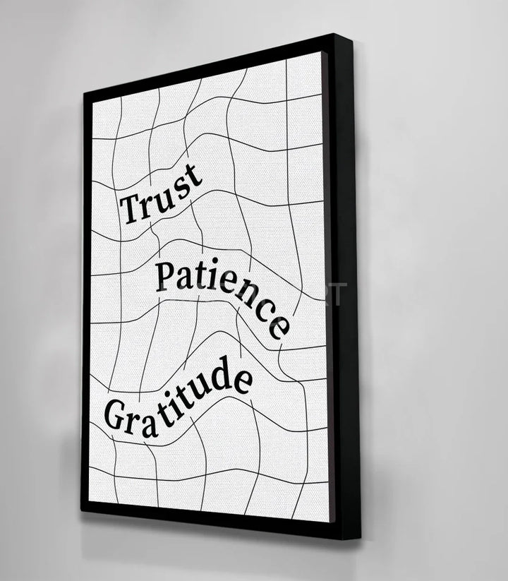 Cuadro decorativo espacio de trabajo — diseño contemporáneo con tipografía, Massinart