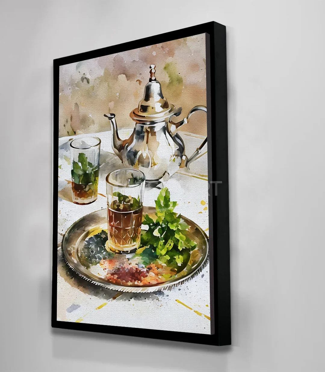 Cuadro Moroccan Tea en pasillo — arte mural fotografía artística, Massinart