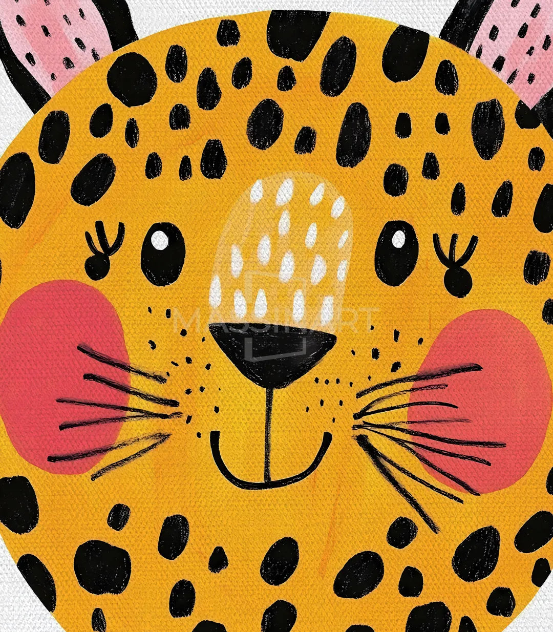 Cuadro Furry Faces vista general — dos cuadros en paralelo con ilustraciones de animales expresivos
