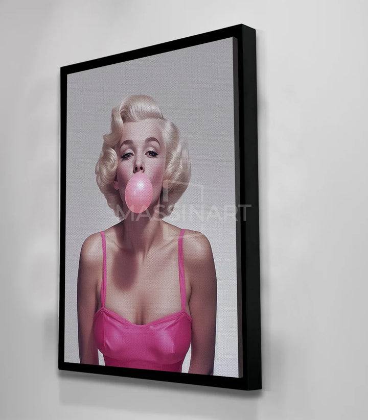 Decoración oficina — cuadro Pop Queen Massinart arte mural