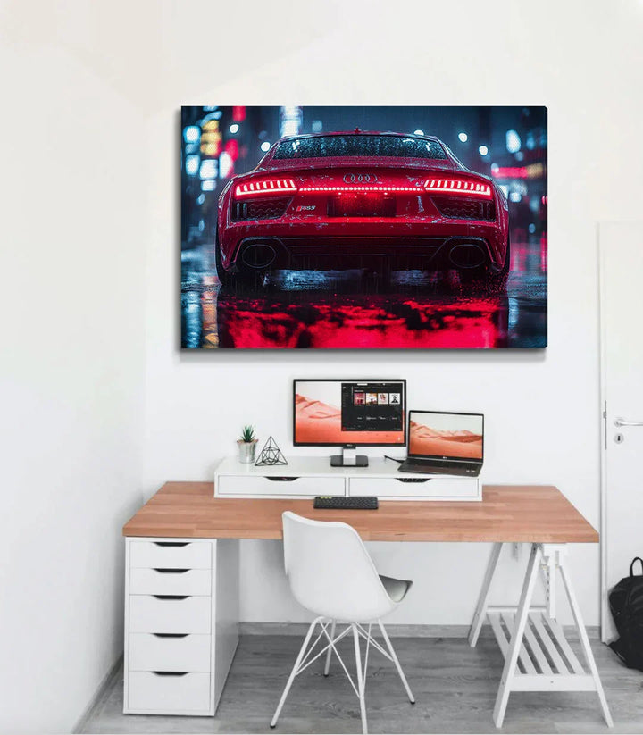 Cuadro Precision Light en espacio de trabajo creativo, Massinart