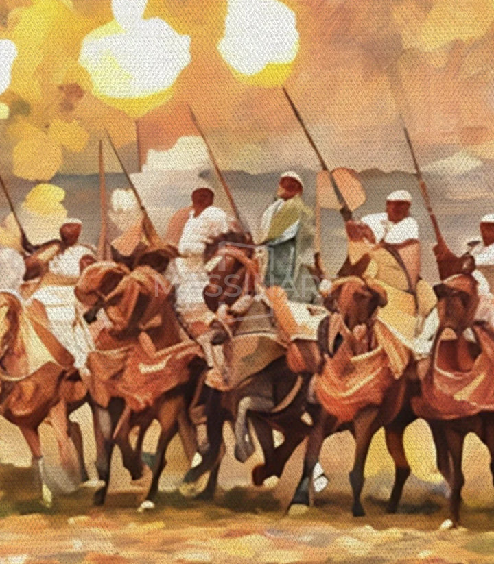 Primer plano de Baroud Majestic - colores cálidos y textura expresionista Massinart