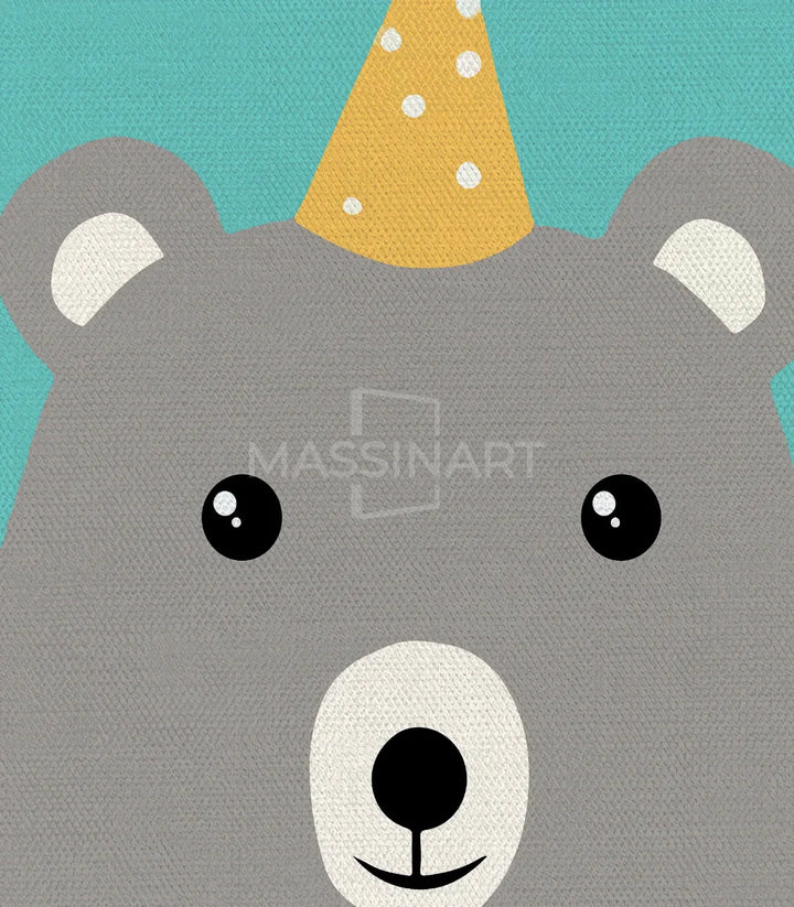 Díptico Panda and Bea ilustración infantil listo para colgar Massinart
