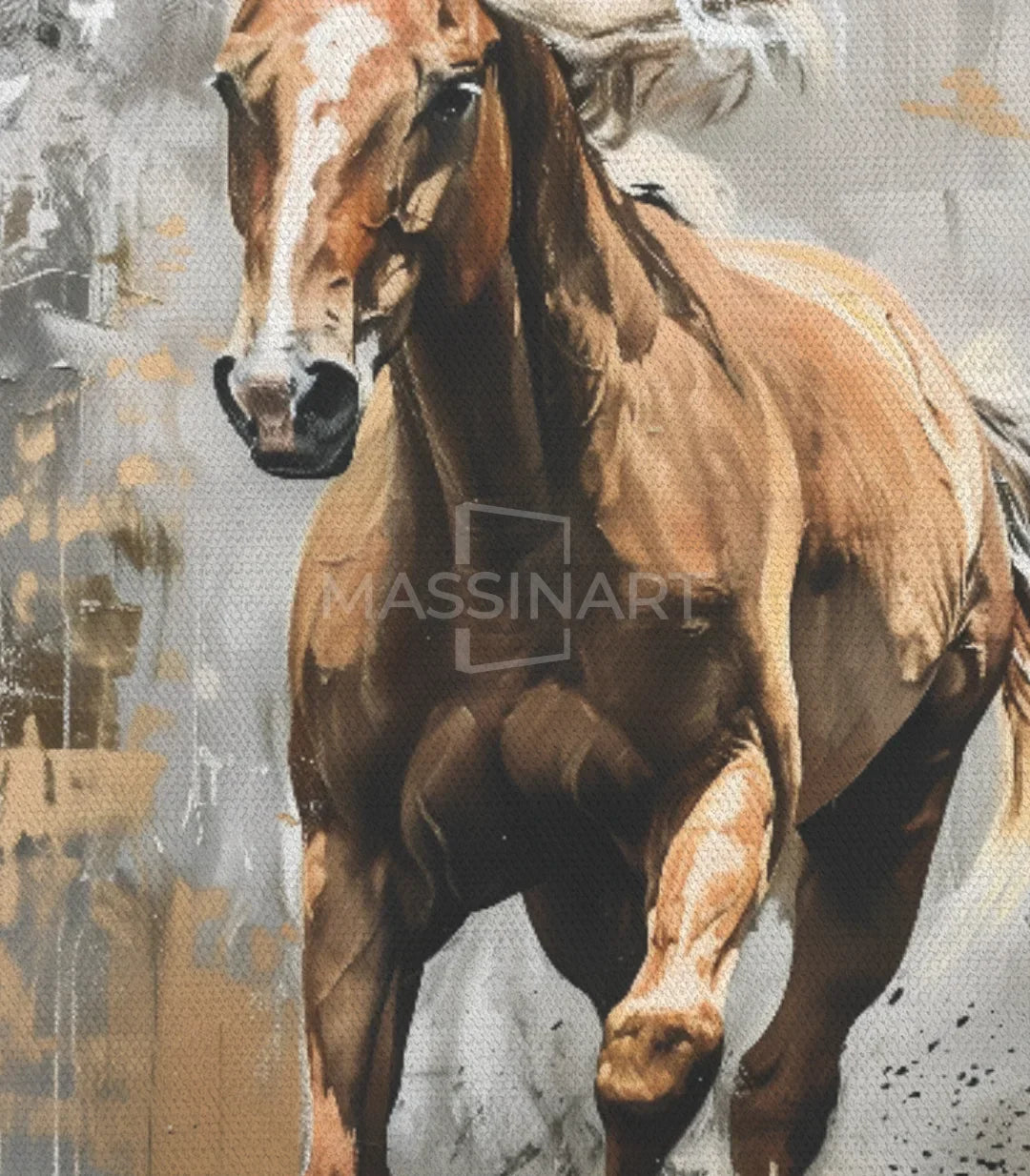 Cuadro de caballo en la naturaleza, estilo moderno para salón — Massinart