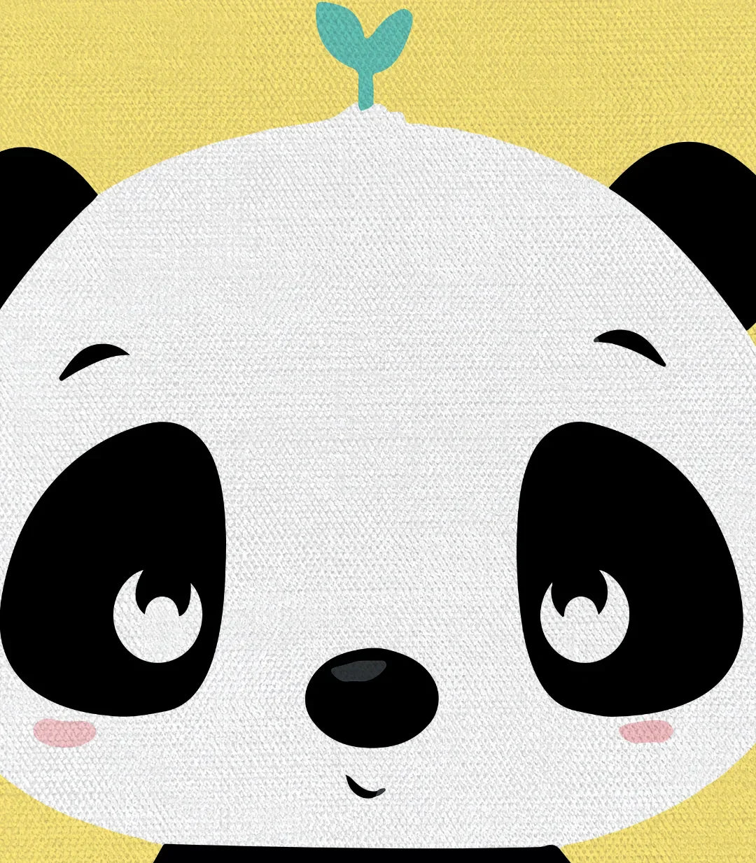 Ambientación habitación infantil con díptico Bunny and Panda de Massinart