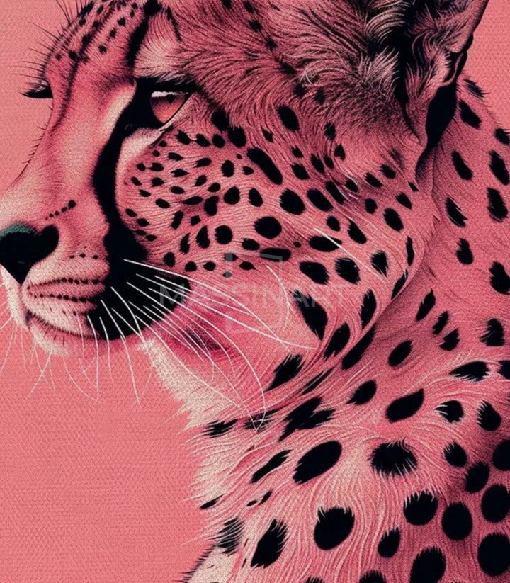 Cuadro Rosy Majesty en formato vertical — arte mural decorativo