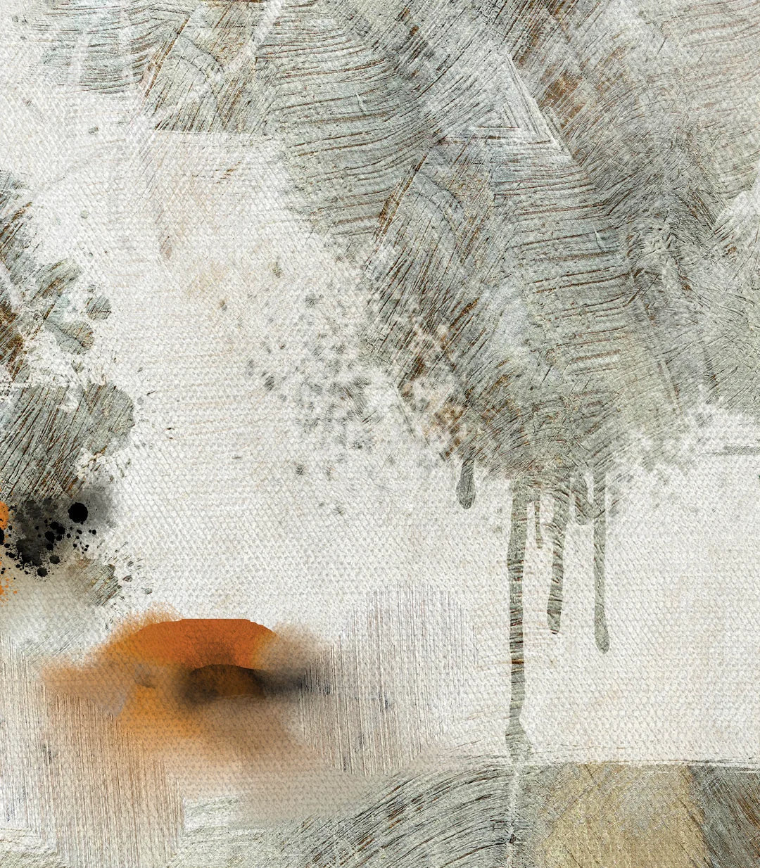 Díptico abstracto All or Nothing tonos neutros — Massinart