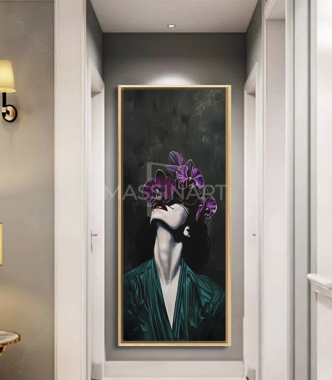 Cuadro In Purple Massinart — embalaje y envío listo para colgar
