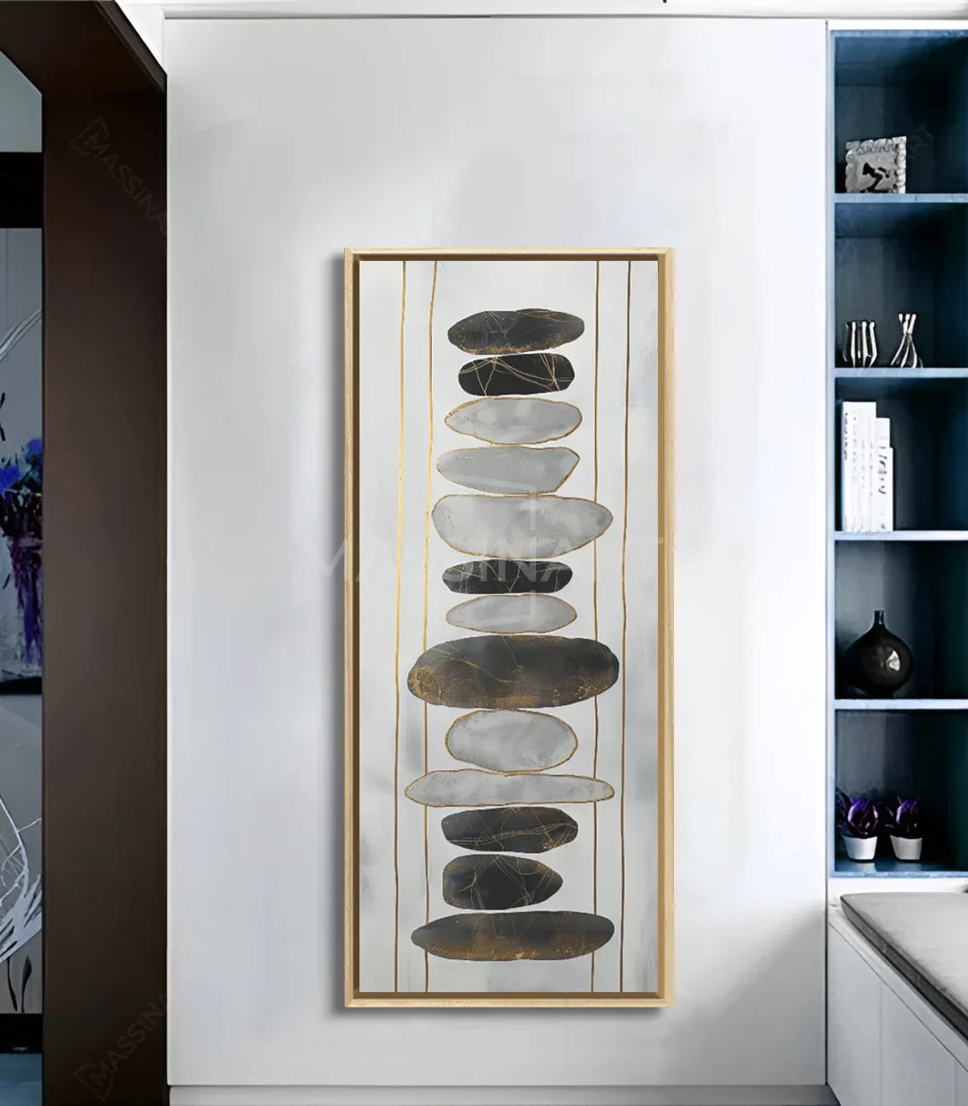 Cuadro Tranquil en interior minimalista decoración de pared Massinart