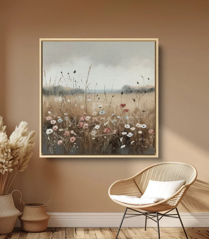 Cuadro Farmyard en salón vintage decoración interior — Massinart