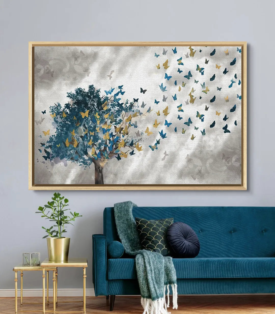 Cuadro Butterfly Effect decoración interior salón Massinart