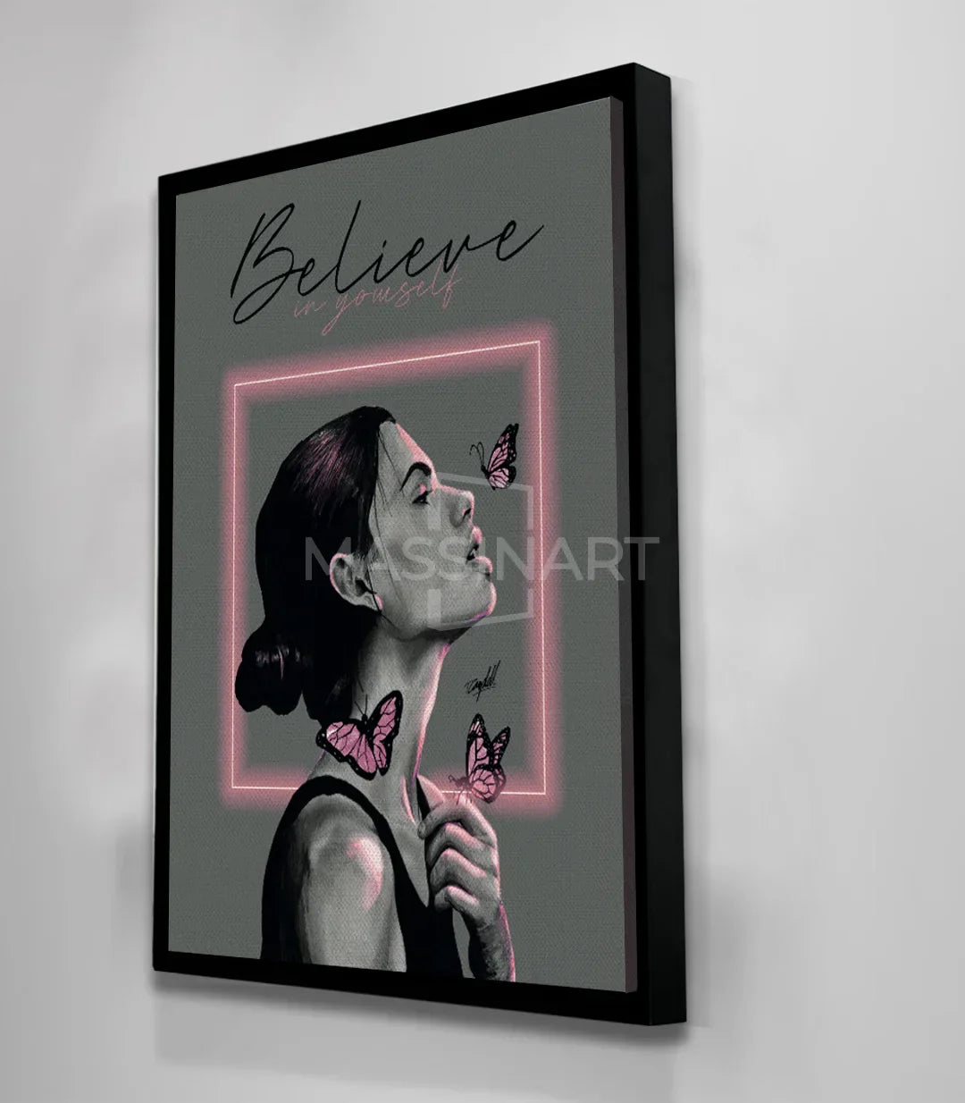 Cuadro Belief decoración mural estilo centro de belleza Massinart