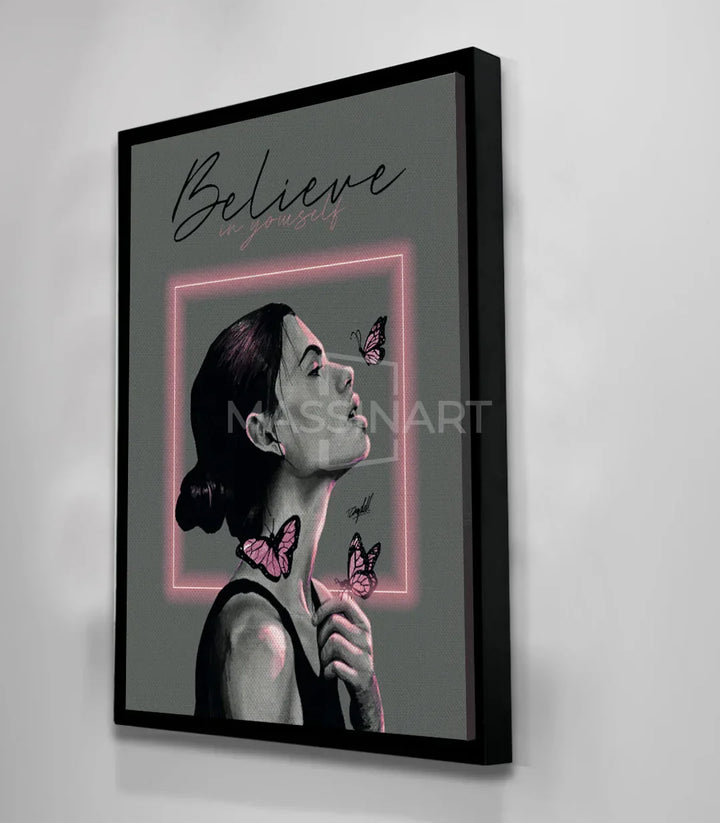 Cuadro Belief decoración mural estilo centro de belleza Massinart