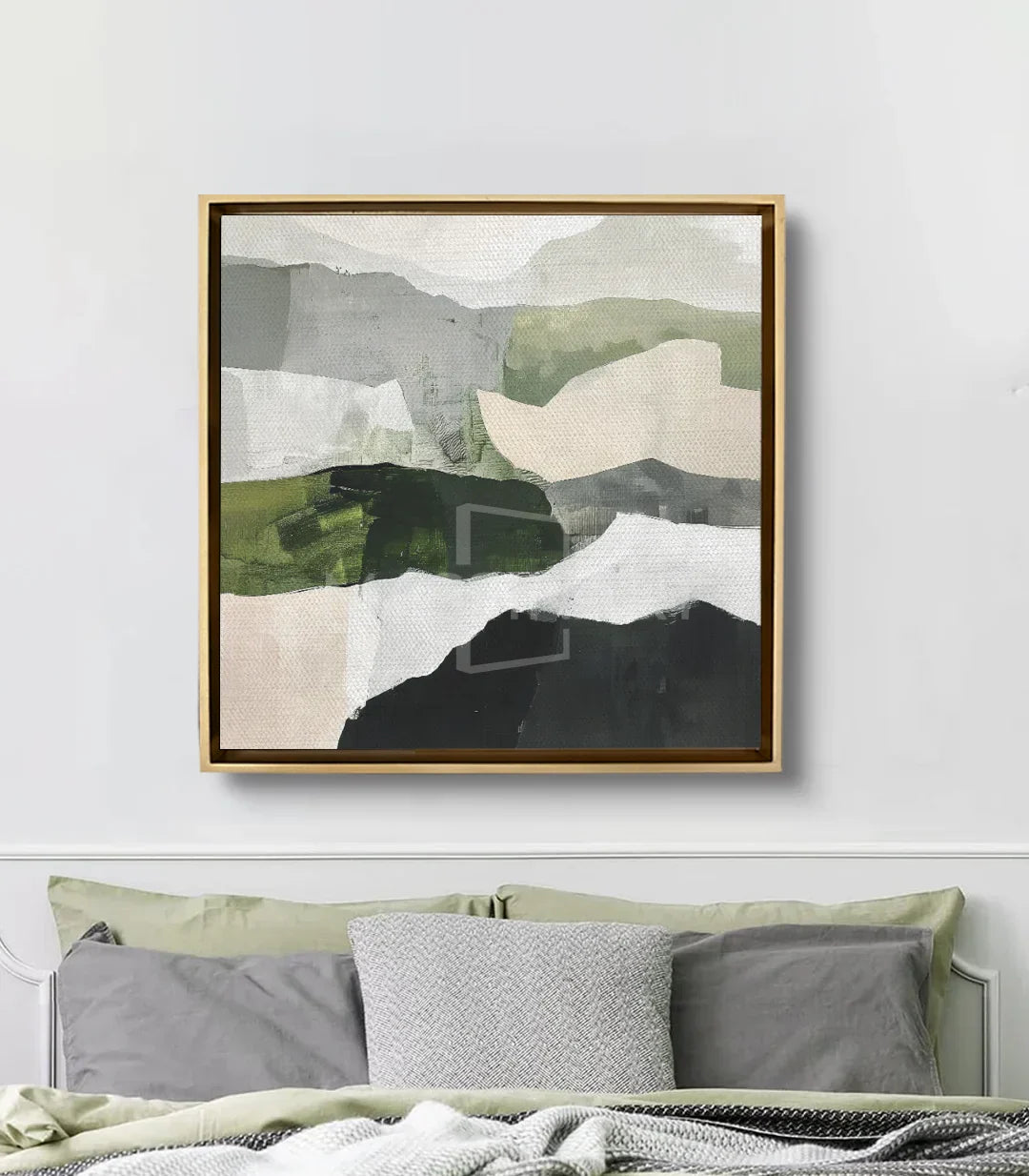 Cuadro Zenith en decoración de salón moderno — ambiente contemporáneo Massinart