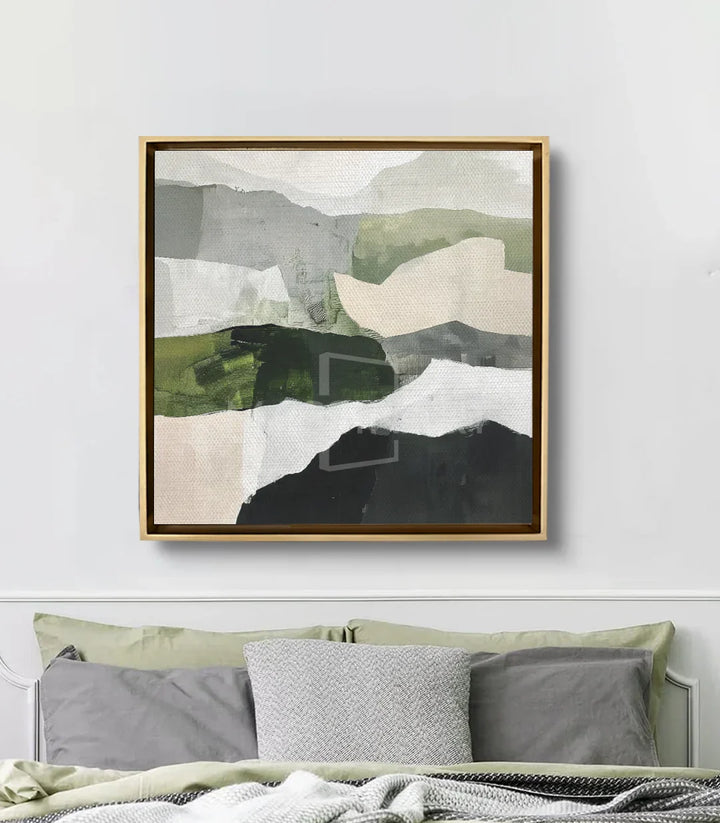 Cuadro Zenith en decoración de salón moderno — ambiente contemporáneo Massinart