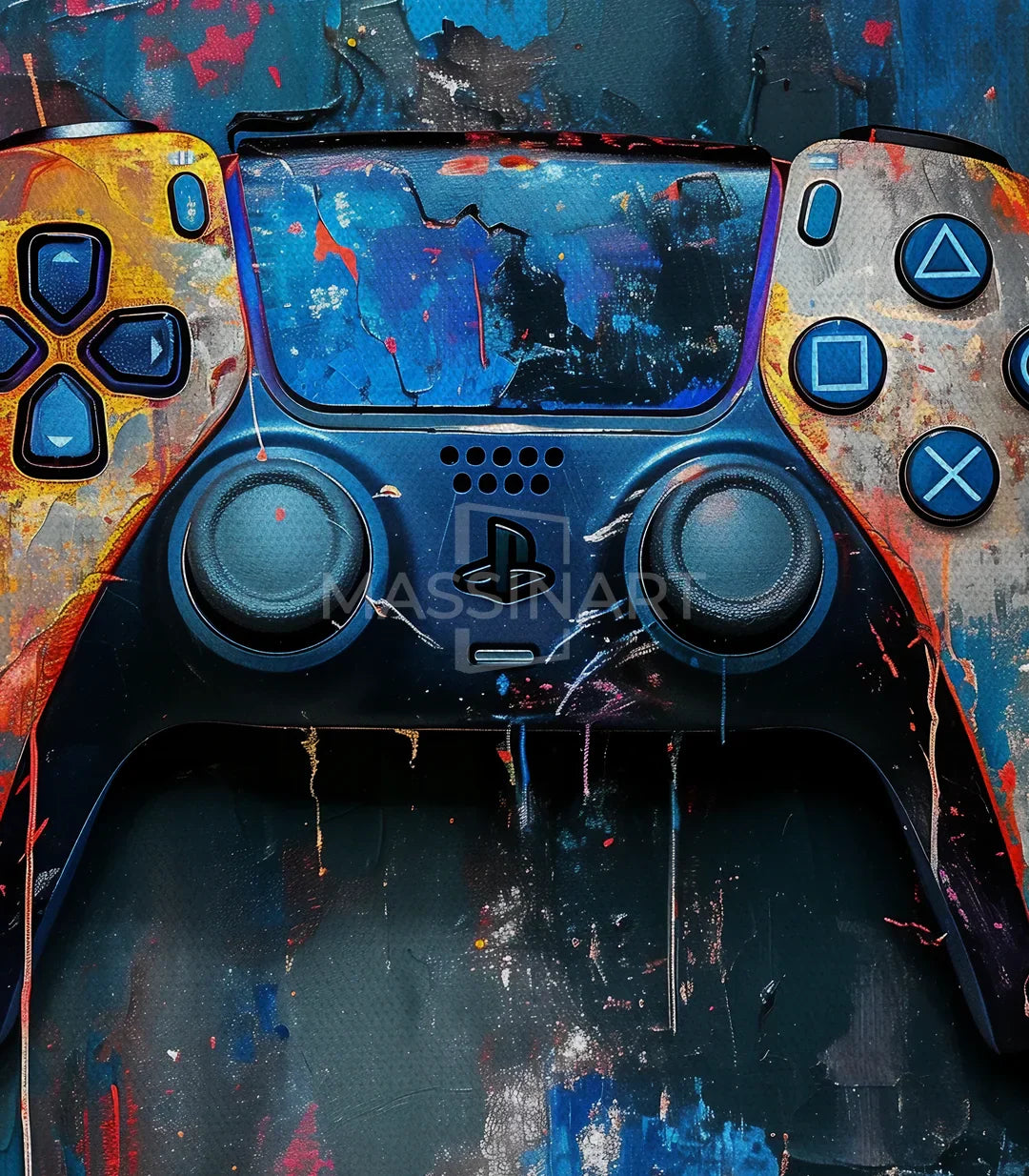 Díptico mandos gaming Vivid Play Massinart — decoración cuarto juvenil