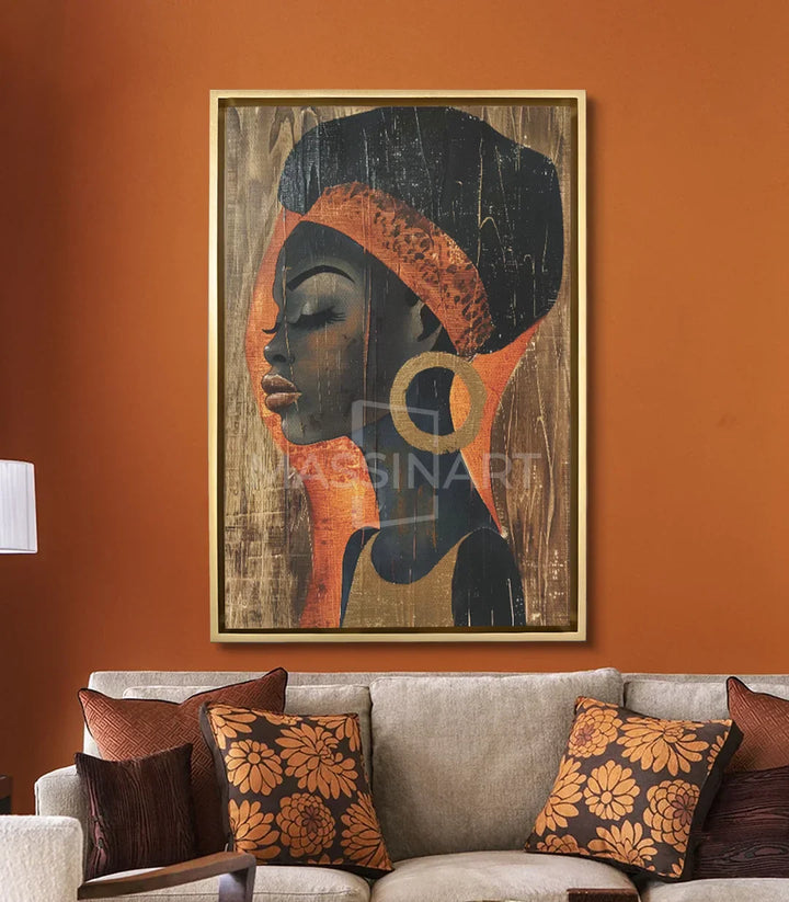 Cuadro decorativo Dignity en salón moderno decoración mural Massinart