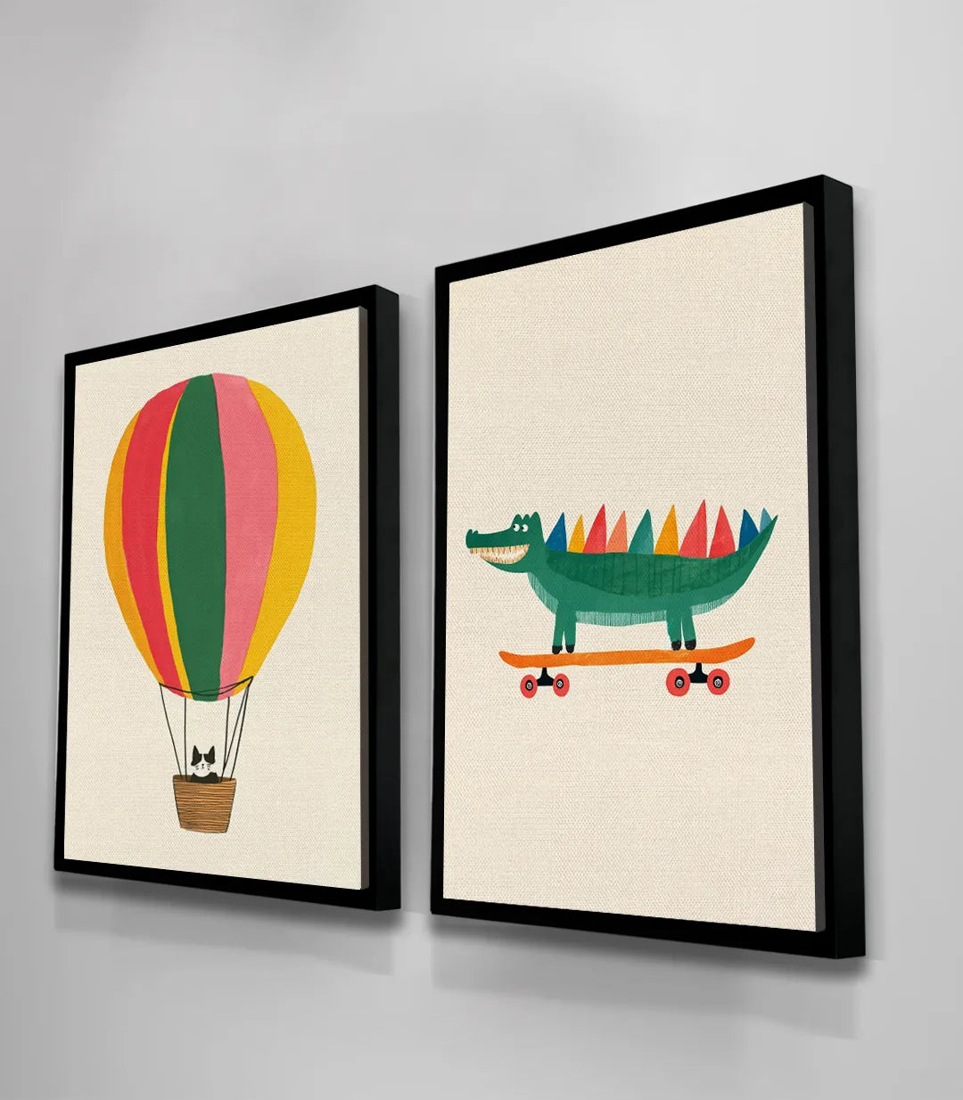 Cuadro infantil ilustración Massinart — detalle calidad premium colores