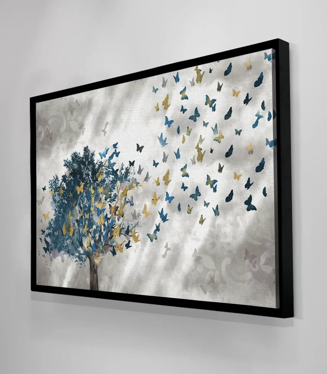 Cuadro Butterfly Effect marco negro horizontal Massinart