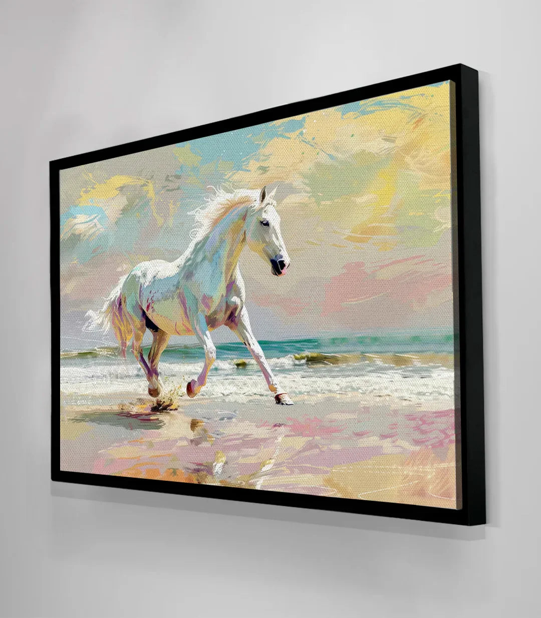 Marco negro cuadro Shoreline Sprint — caballo playa — Massinart