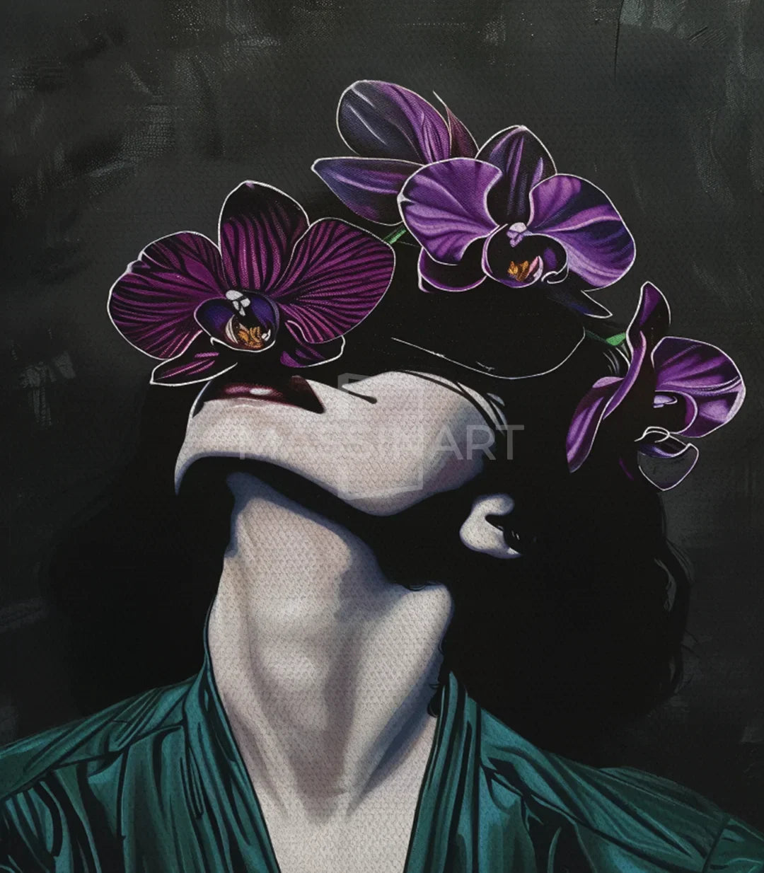 Cuadro In Purple — acabado premium sobre lienzo | Massinart