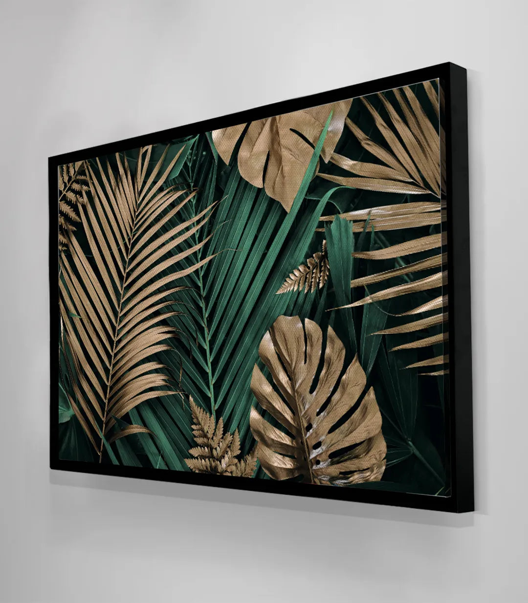 Comedor zen — cuadro jungla exótica creando un ambiente vegetal refinado, Massinart