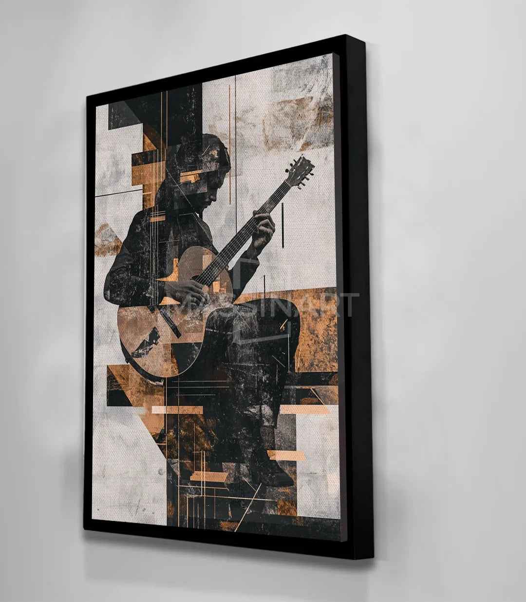 Cuadro Rhythmic Hands Massinart — despacho decoración artística guitarra