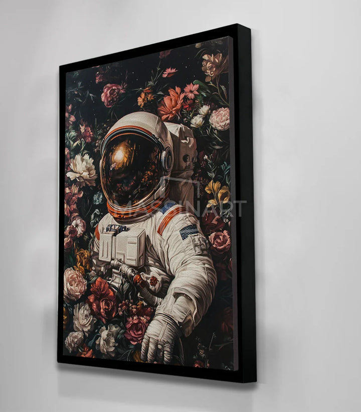 Cuadro Astral Garden en dormitorio adulto — arte mural espacio y naturaleza, Massinart