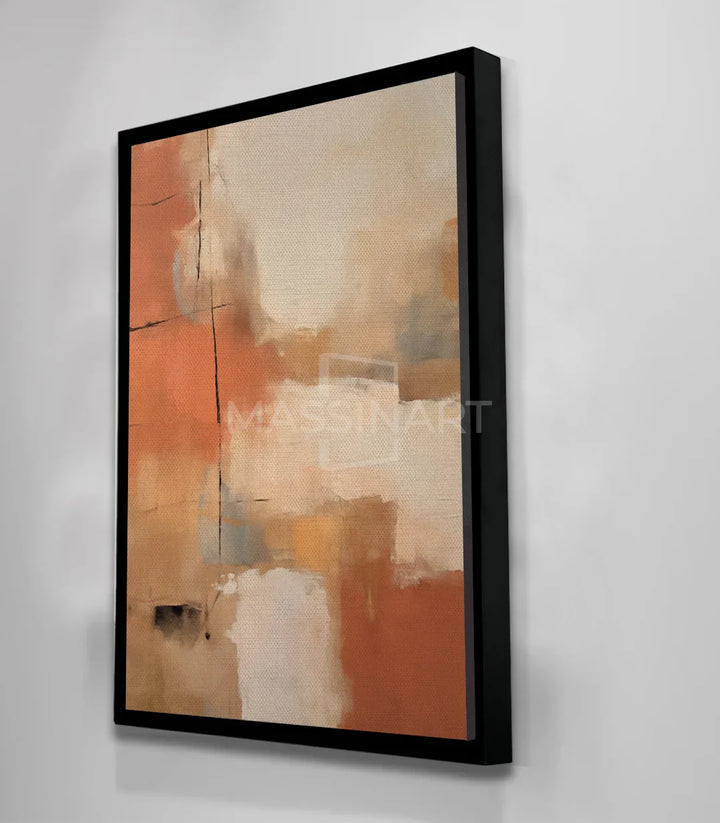 Glow moderno – cuadro abstracto terracota — Massinart