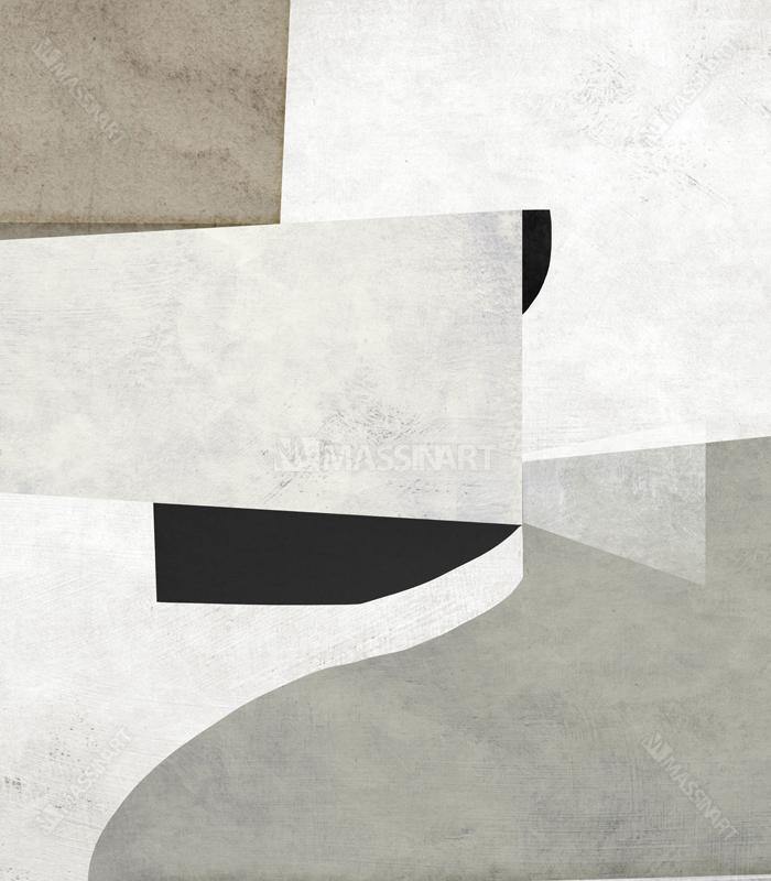Cuadro Sombras minimalista Massinart — embalaje para envío, listo para colgar