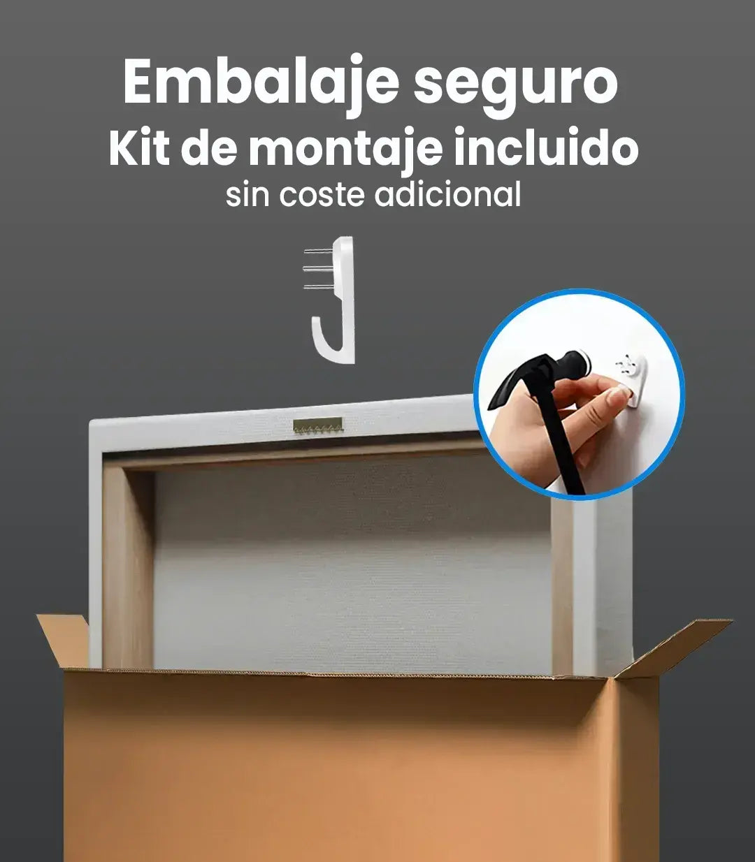 Embalaje seguro - kit de montaje incluido Massinart