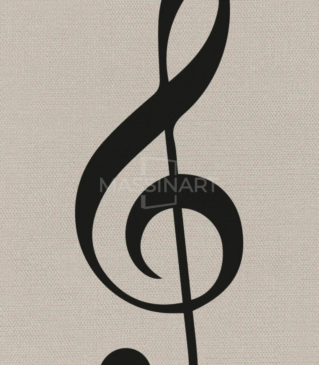 Lienzo canvas premium con motivo musical — Sol Signature, Massinart