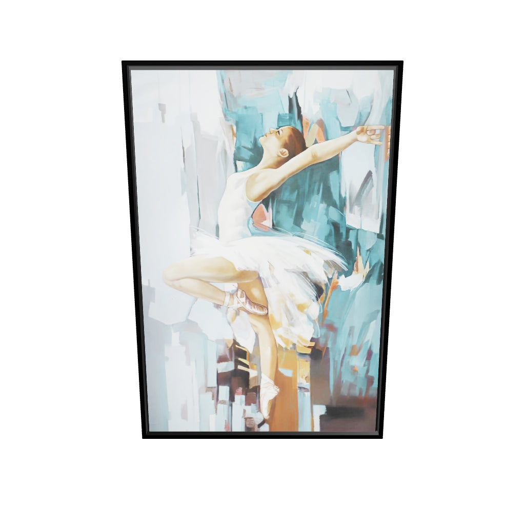 colorful-ballerina-tableau-design-avec-encadrement-fin
