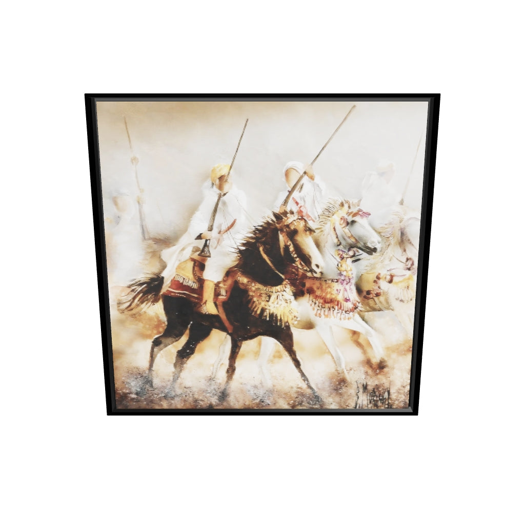 tableau-decoratif-fantasia-marocaine-decoration-moderne