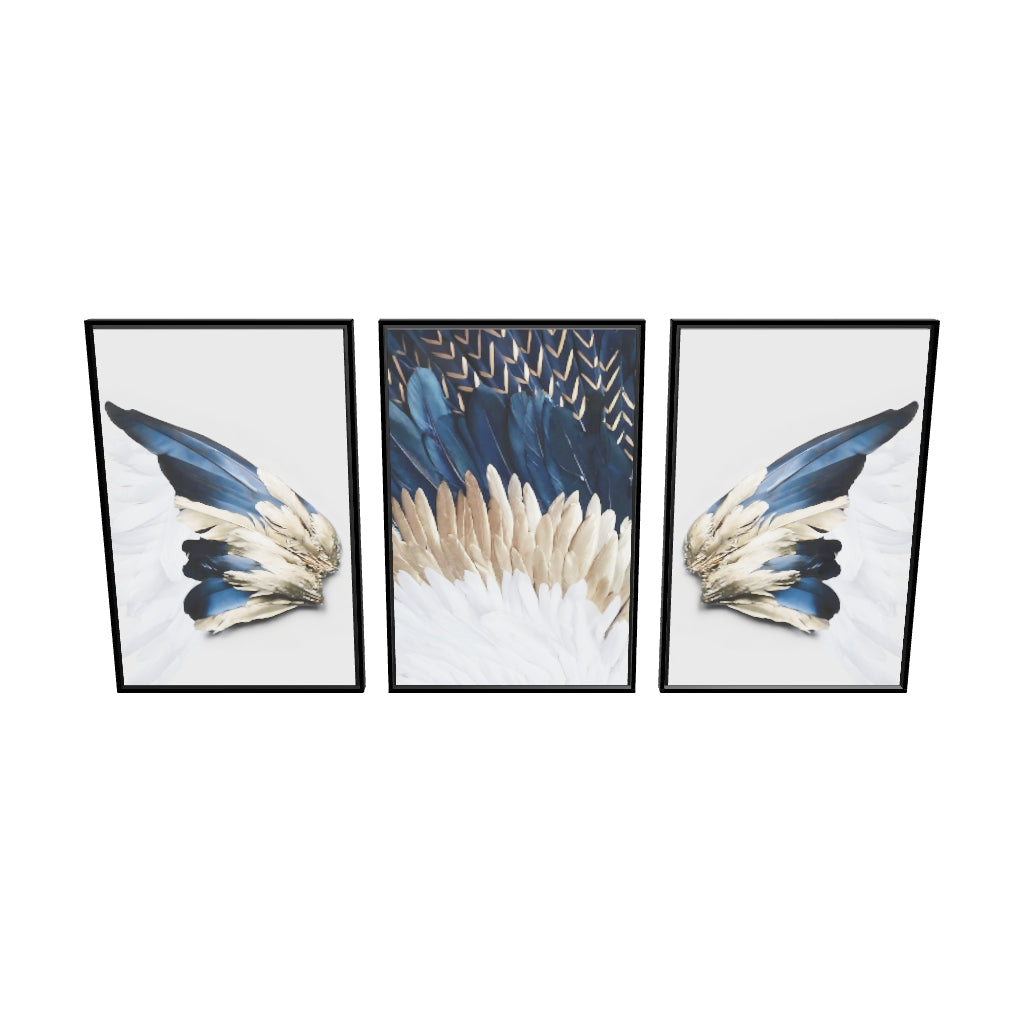 tableau-decoratif-blue-angel-wings-triptyque-encadre