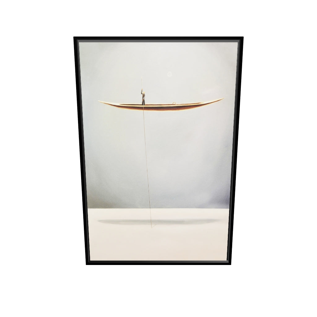 floating-boat-tableau-design-avec-encadrement-moderne