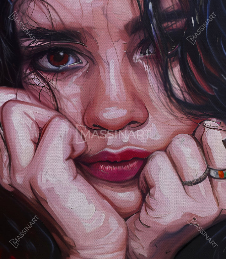 Cuadro Berber Girl Massinart — embalaje de envío listo para colgar