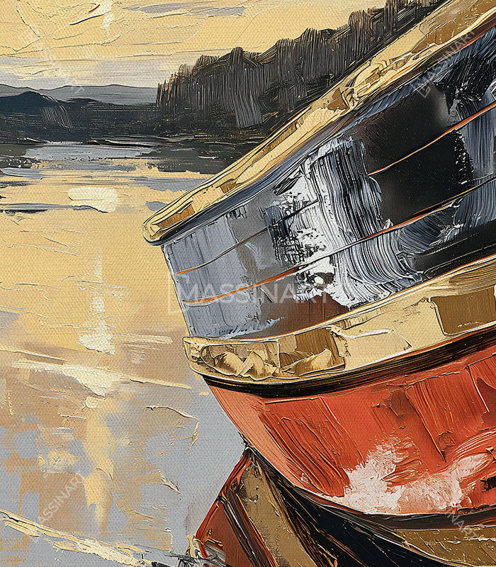 Cuadro Seascape Massinart embalaje envío listo para colgar