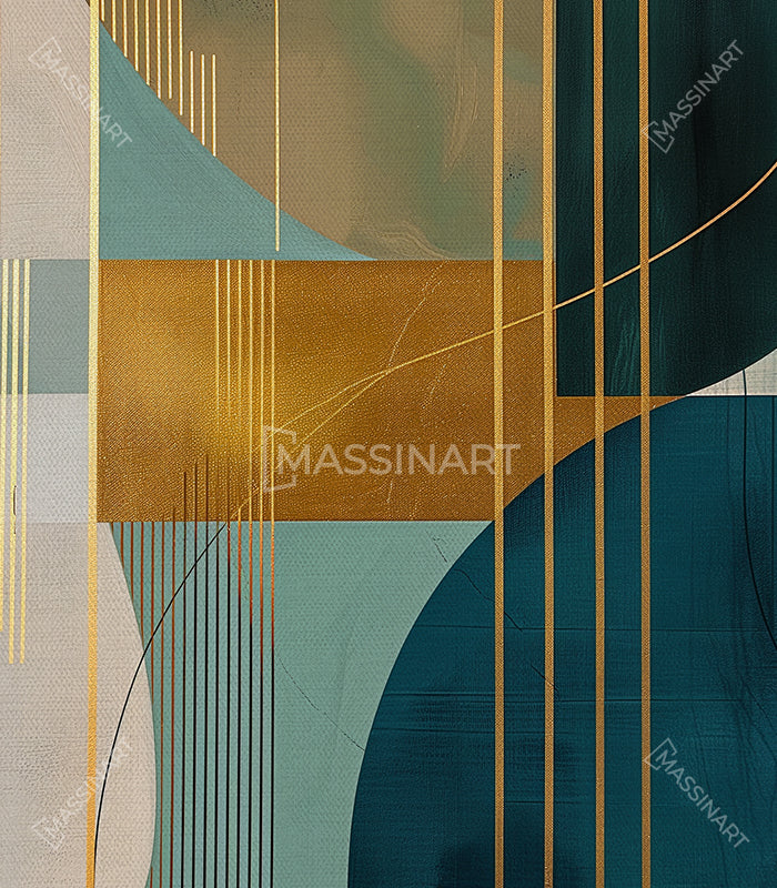 Cuadro Beyond Angles Massinart — embalaje y envío listo para colgar