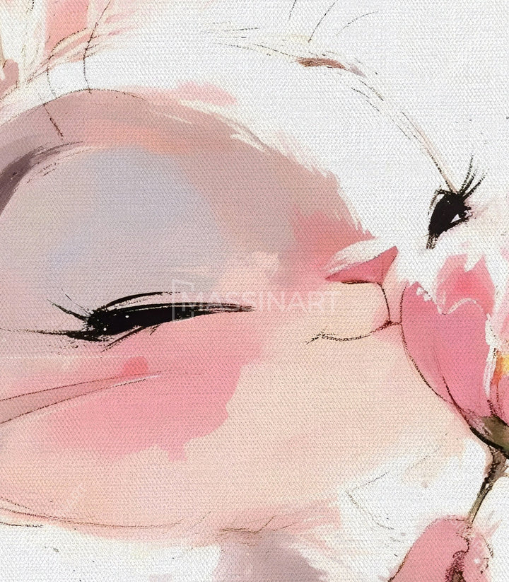 Cuadro Lovely Rabbit de Massinart — embalaje y envío listo para colgar