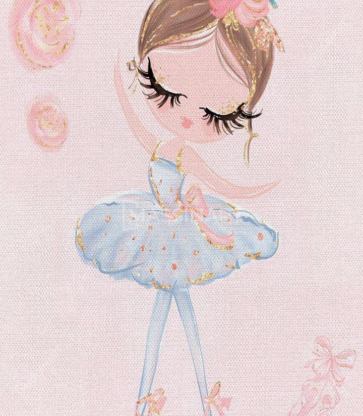 Cuadro Little Princess de Massinart — embalaje y envío listo para colgar