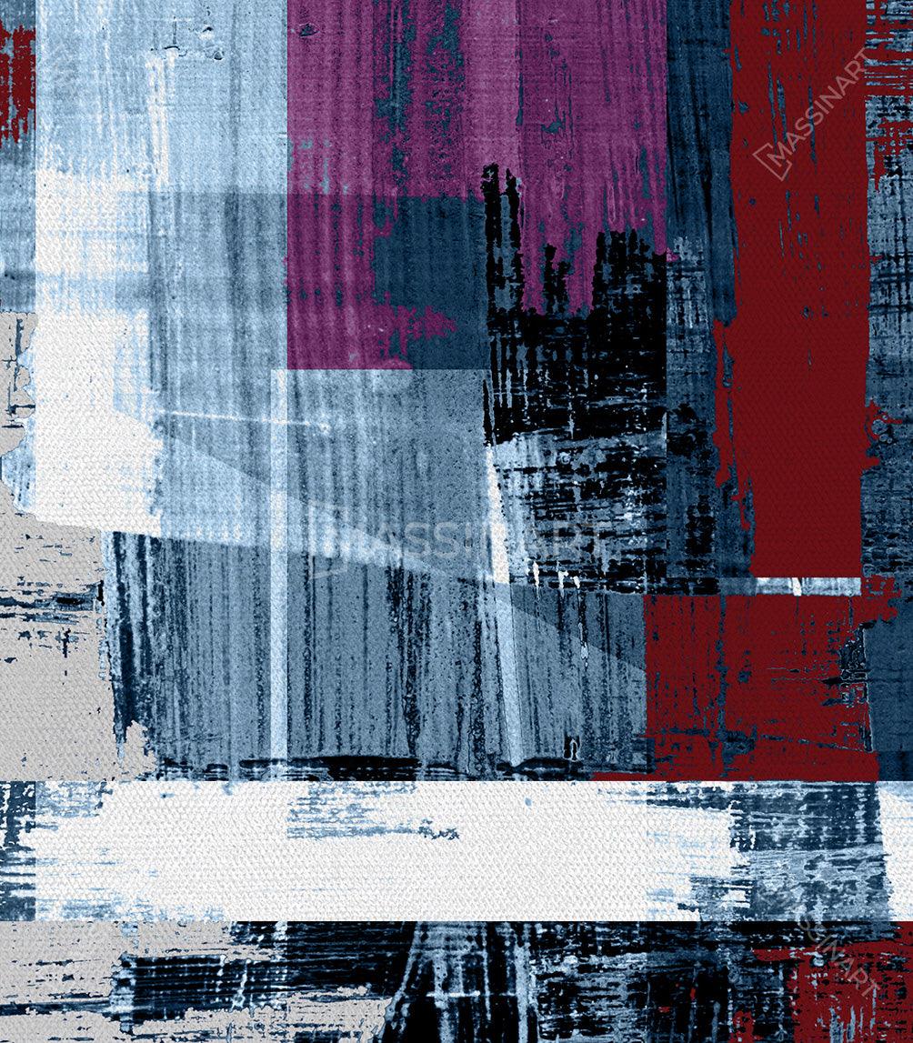 Cuadro Burgundy Massinart — embalaje y kit de colgado incluido